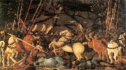 UCCELLO, Paolo Bernardino della Ciarda Thrown Off His Horse wt oil painting on canvas